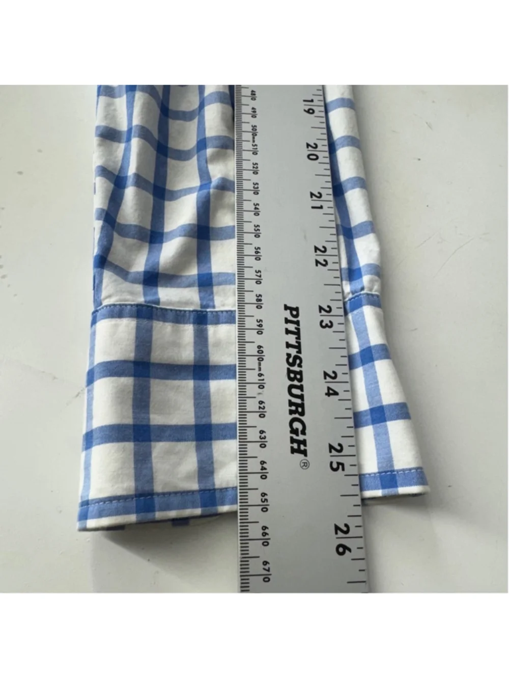 J.Crew Button Down Woven Shirt Mens L Large Blue White Check Long Sleeve Casual